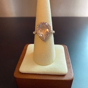 Sterling Silver Teardrop Ring